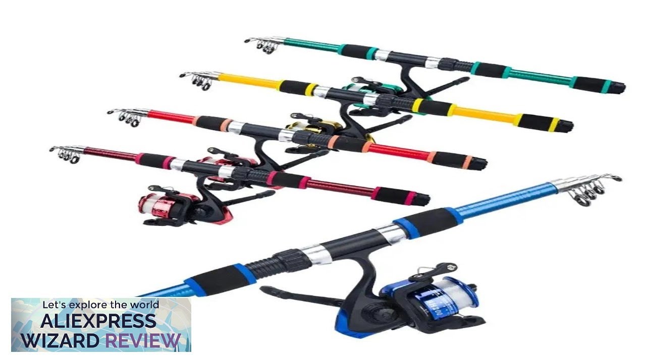 PROBEROS 1.8m Telescopic Spinning Fishing Rod Combo Portable Ultralight Rod And Spinning Reel 5.2:1 Gear Ratio Rod And Ree Kit Fishing Rod Set Fishing Accessories Gear - | PH