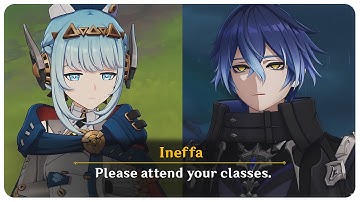 Flins Gets Scolded by Ineffa for Not Studying (Cutscene) Anecdote | Genshin Impact 6.0 Luna I