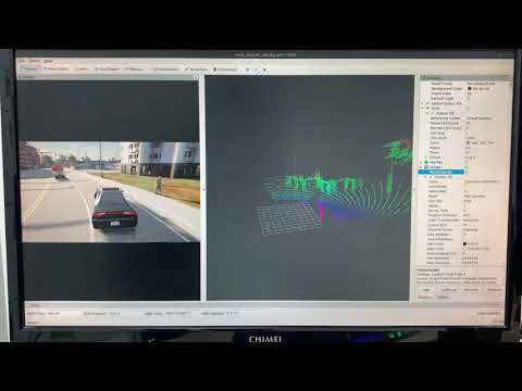 CARLA - LiDAR and Camera in ROS Rviz