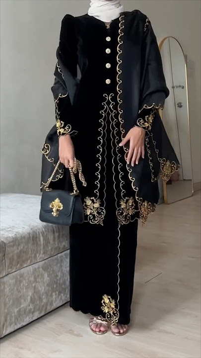 ootd elegan pakai baju kurung #ootdhijab #hijabers #shorts