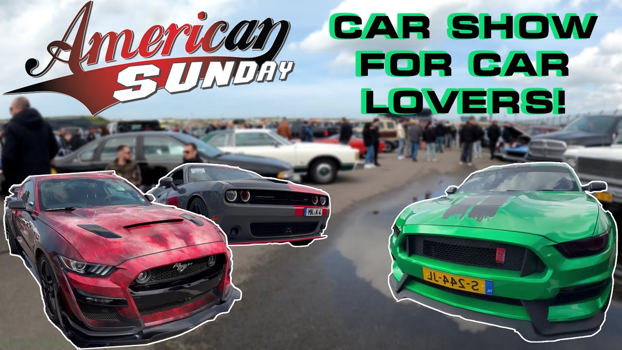 American car show American sunday for car lovers YouTube