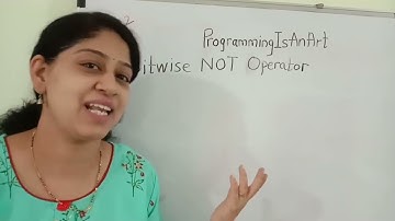 Video 49: C मधील बिटवाईज अॉपरेटर्स | [NOT, Left Shift ,Right Shift]| #not #leftshift #rightshift