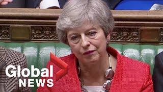 Brexit: British PM May's revised deal rejected by Parliament