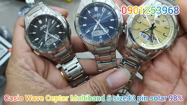 Casio wave ceptor multiband 6 giá bao nhiêu năm 2024