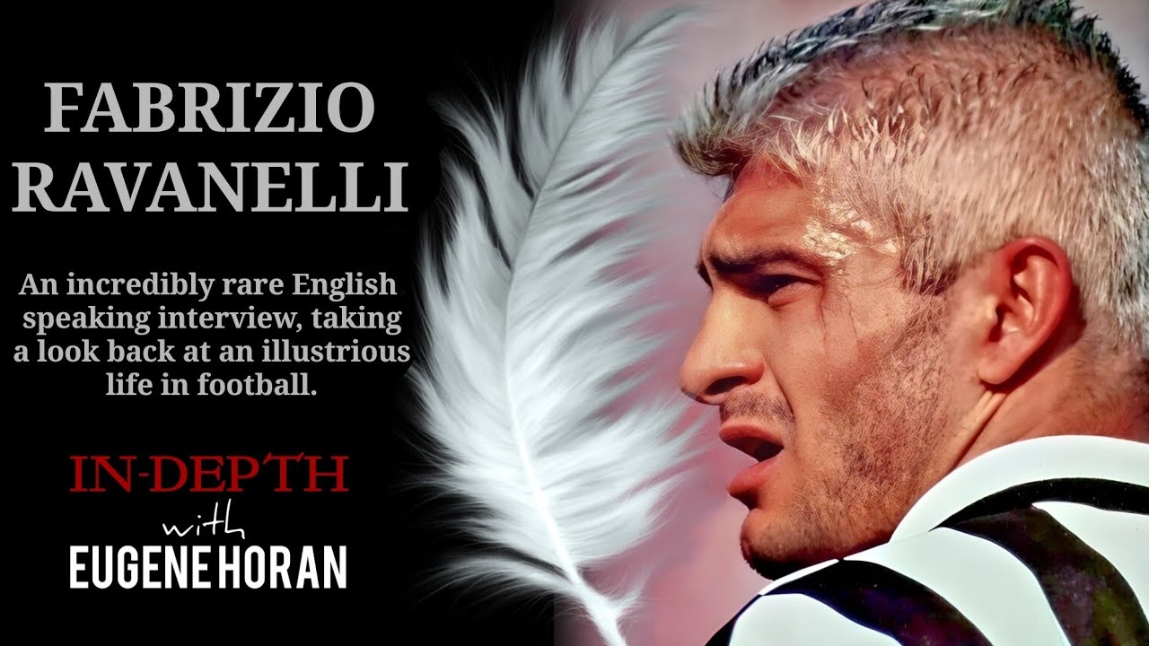 THE WHITE FEATHER'. Italian football legend FABRIZIO RAVANELLI