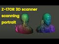 Z17OR 3D scanner scanning portrait sunny woman