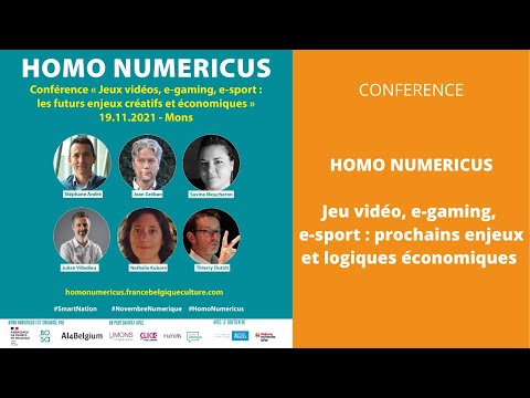 Conférence "Jeu vidéo, e-gaming, e-sport : prochains enjeux et logiques économiques"