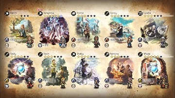2025 AUTO BATTLE Octopath CotC Ceraphina first OUMA 3 Depth 3 (Random)
