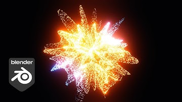 Abstract Particle Explosion Animation  |  Motion Design  |  Blender 3.4