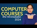 Computer courses after 12th  graduation  iso certified  o level  computer institute  2024