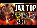 JAX vs RENEKTON (TOP) | Dominating | KR Grandmaster | 25.21
