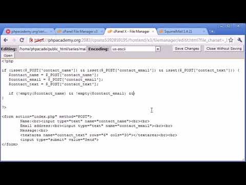 Beginner PHP Tutorial   101   Creating a Simple Contact Form Part 2 ‏