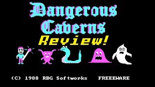 Dangerous Caverns MS DOS Game review
