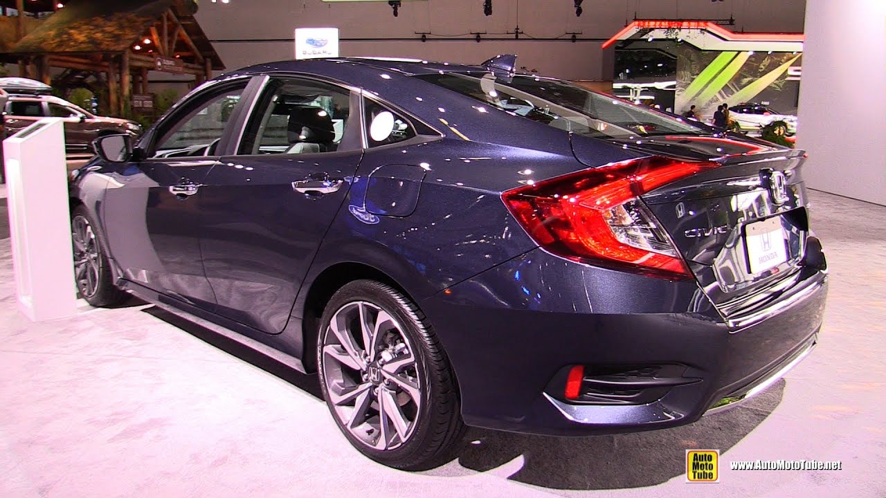 Honda Civic Touring 2020 Walkaround Interior Exterior Tour Youtube
