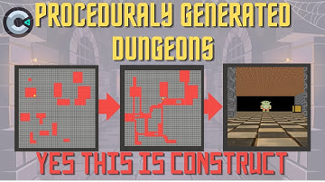 Procedurally generated dungeons in construct 3D (Code provided)
