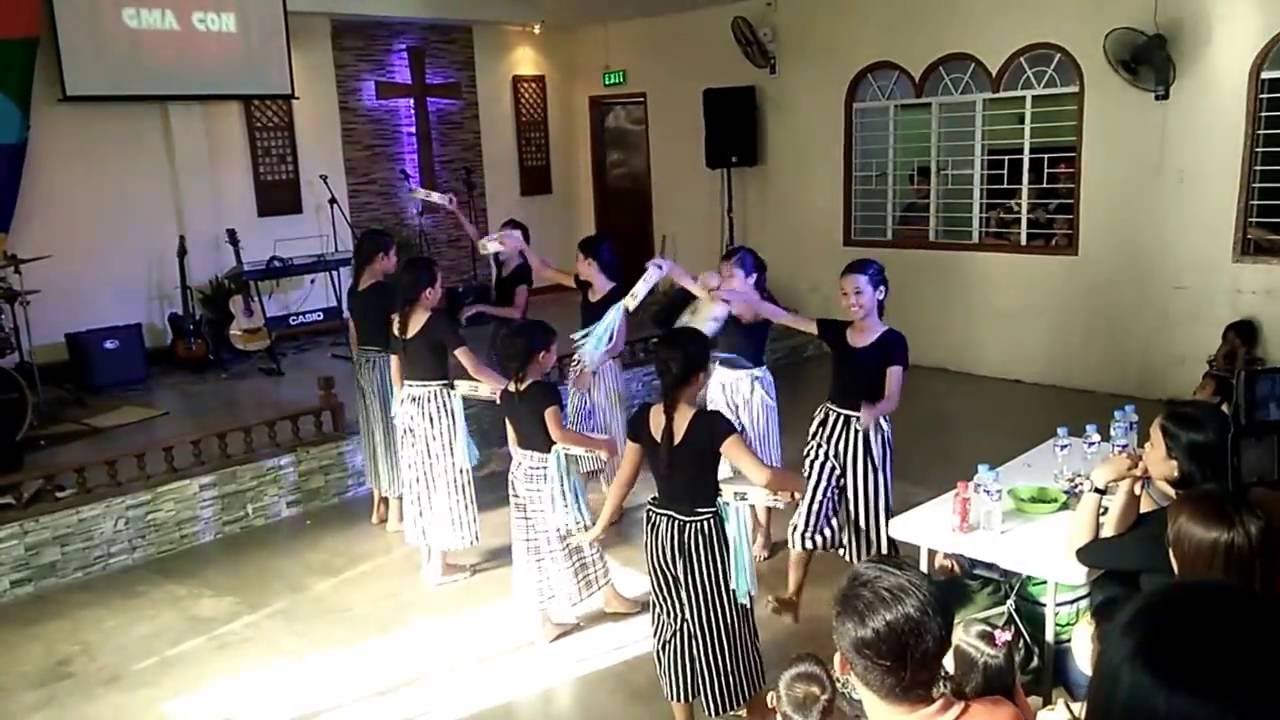 tambourine dance GMA church of the nazarene YouTube
