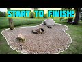 Building a CUSTOM Stone FIRE PIT Area ► TIME LAPSE