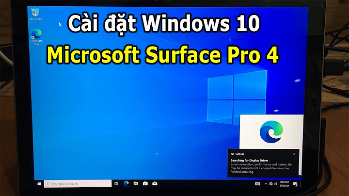 Microsoft surface pro 4 lỗi thường gặp trên năm 2024