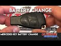 Mercedes key battery change