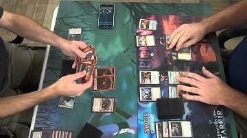 FNM 09-04-15 ORI Standard Round 4 Tim UR Goblins vs Adam Monowhite Aggro Game 1