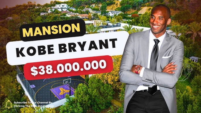 Inside Kobe Bryant 's $38,000,000 Mega Mansion In Los Angeles - YouTube