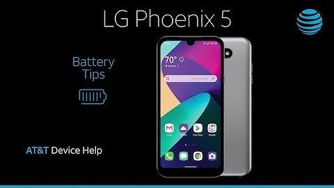 Learn about Battery life of the LG Phoenix 5 | AT&T Wireless