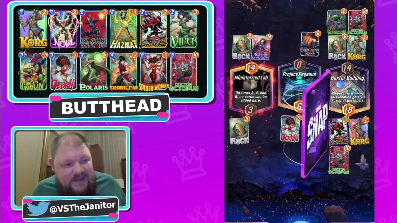 The Best Decks In Marvel Snap: Omega, Butthead, and The Beast