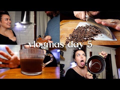 vlogmas day 5 | homemade french hot chocolate that will blow your mind 🤯🍫 | oh stella boo