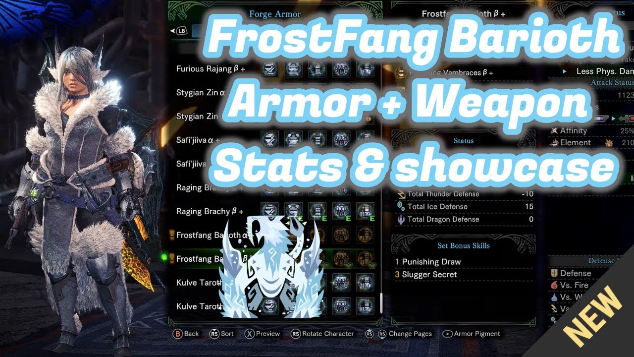 Frostfang Barioth Guide - All you need to know