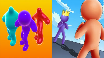 Blob Runner 3D VS Giant Rush - All Levels Gameplay Android, ios (Part 207)