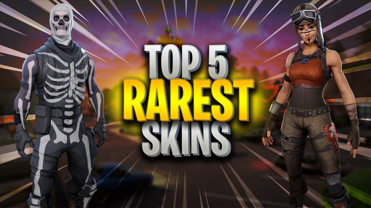 World's Rarest Skin TOP 5 RAREST SKINS IN FORTNITE - YouTube