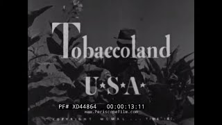 ' TOBACCOLAND USA ' TOBACCO CULTIVATION & MANUFACTURING OF CIGARETTES IN AMERICAN SOUTH EAST XD44864