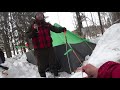 На зимний пикник с палаткой Тикси-6, лыжами и  раскладушками