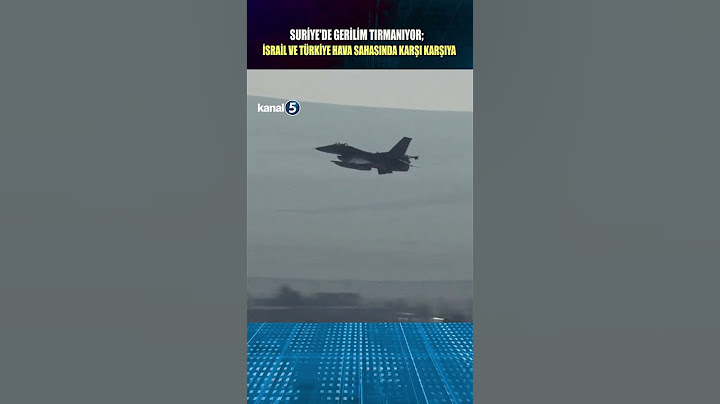 🔴 SURİYE'DE GERİLİM TIRMANIYOR; İSRAİL VE TÜRKİYE HAVA SAHASINDA KARŞI KARŞIYA