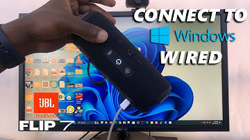 How To Connect JBL Flip 7 To Windows PC / Laptop Using Cable (Wired)