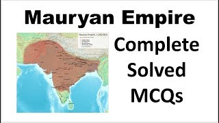 Mauryan Empire || Complete Solved MCQs ||