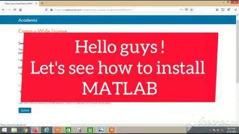 How to Download & Install MATLAB !