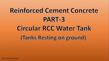 RCC Water Tanks- Part 3|Hindi| Circular Water Tank| Civil Engineering Online| CivilEngineeringOnline