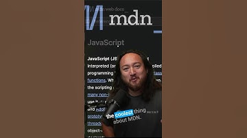 How did I not know this MDN trick?