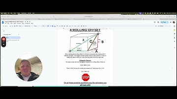 Utah Journeyman Plumbing Practical: How to Calculate a Rolling Offset