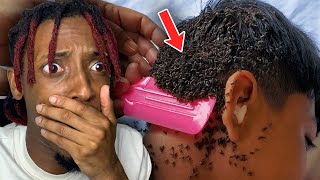 REACTING TO EXTREME LICE REMOVAL!