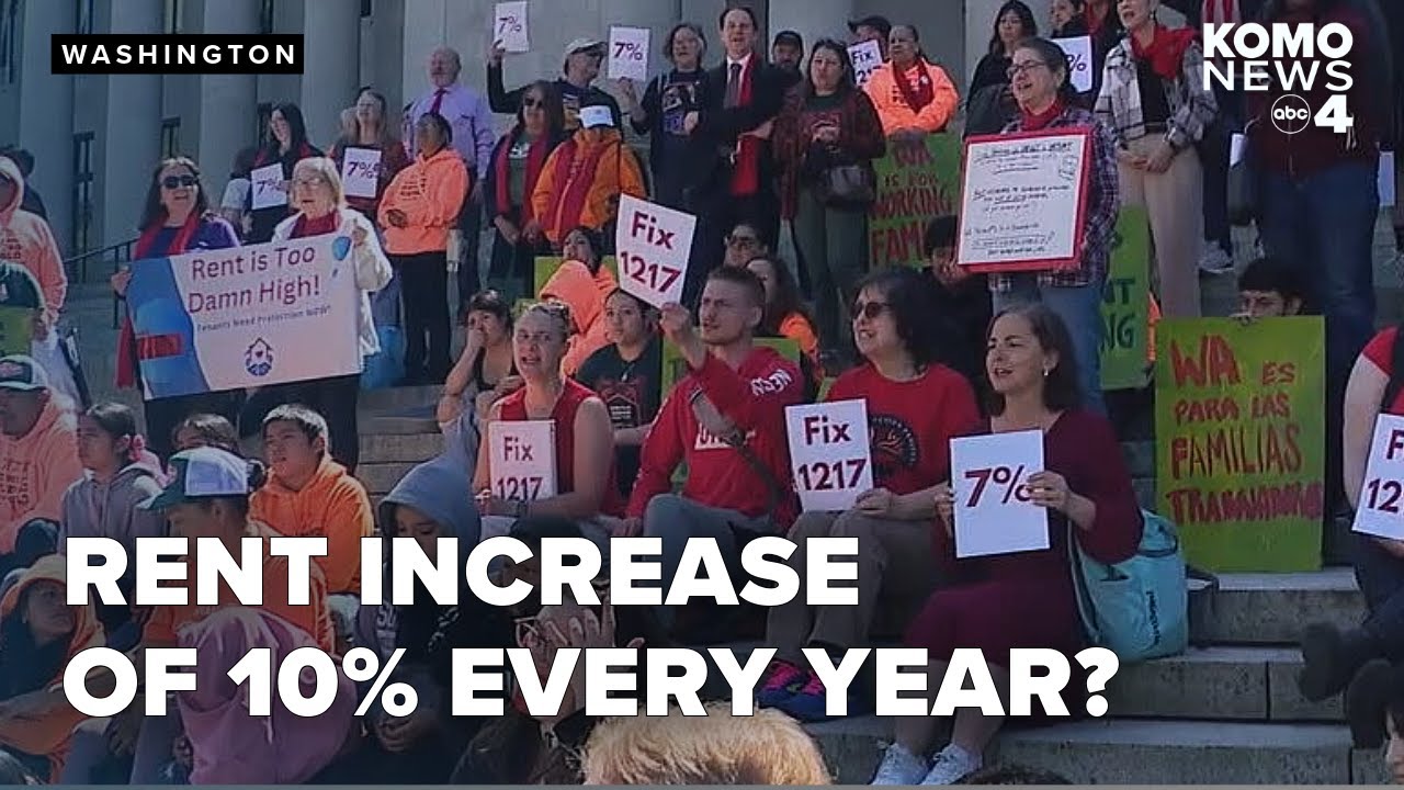Housing advocates rally to lower the cap on WA rent increases, set ...