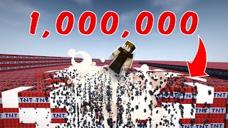 BLOWING UP 1 MILLION TNT! [Minecraft TNT Experiment]