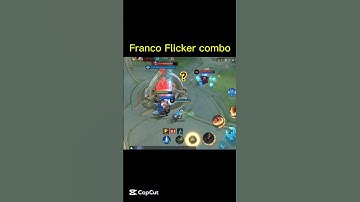 Franco Flicker combo🥺 #mobilelegends #mlbb #franco #shorts #hook