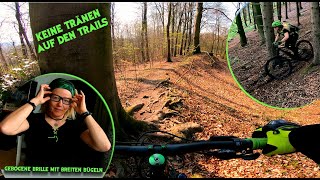 Neue DH Brille = tränenfrei 50km+900hm / MTB Move Mix - motivierende Minitrailtour mit Mountainbike