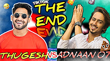 YOUTUBE VS TIKTOK 2.0 || THE END. || ADNAAN 07 | ROAST 🔥| S∆NDIP YDV.🔥