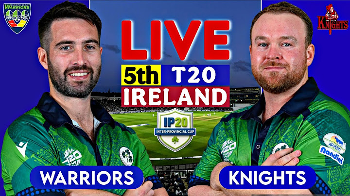 LIVE 🔴 | Northern Knights vs North West Warriors | NK vs NWW | Ireland IP T20 2025