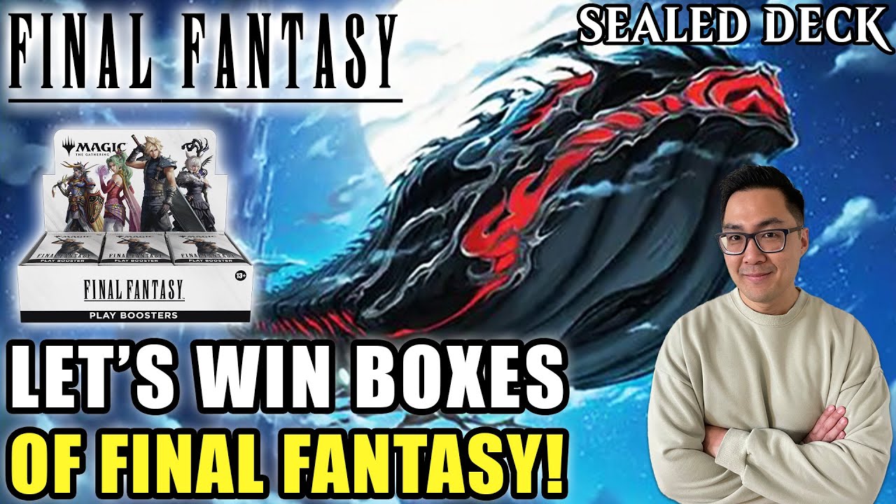 Playing For $200 Booster Boxes Of Final Fantasy | MTG Arena Win-A-Box |  Final Fantasy Sealed Deck