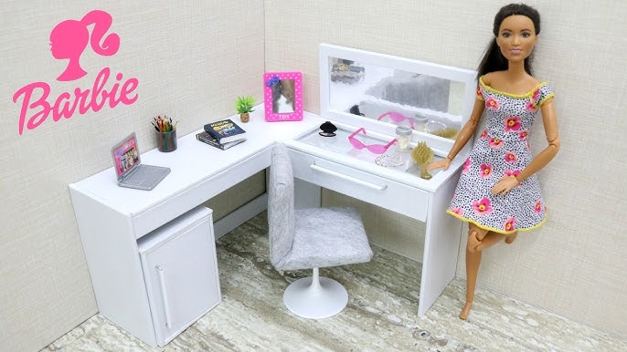 COMO FAZER CAMA COM ESCORREGA PARA BARBIE CHELSEA / HOW TO MAKE