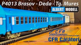 P4013 Brasov - Deda - Targu Mures remorcat de 060 DA 1375 CFR Calatori Albert Modell scara H0